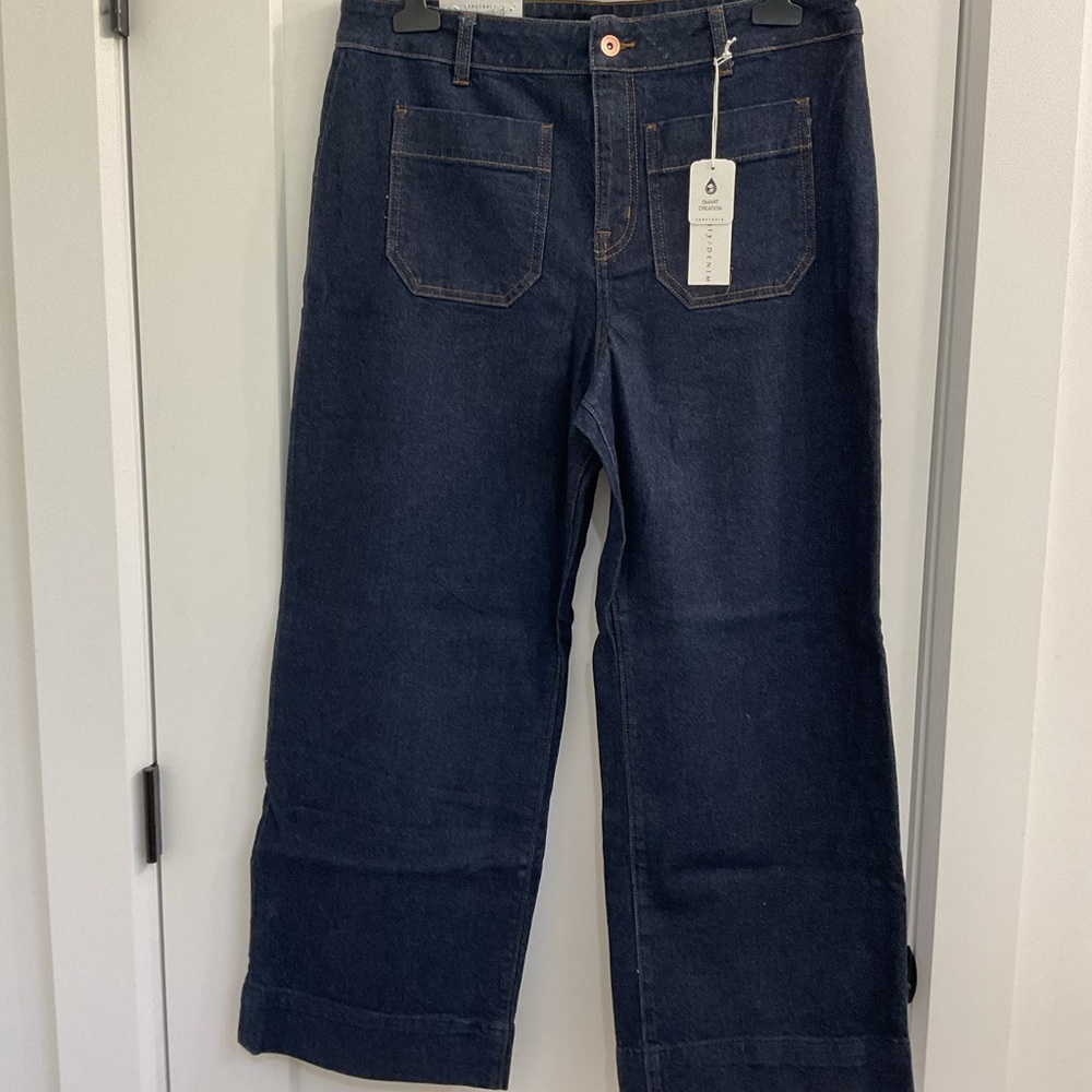 Sanctuary Deep Blue Wide Leg Jeans